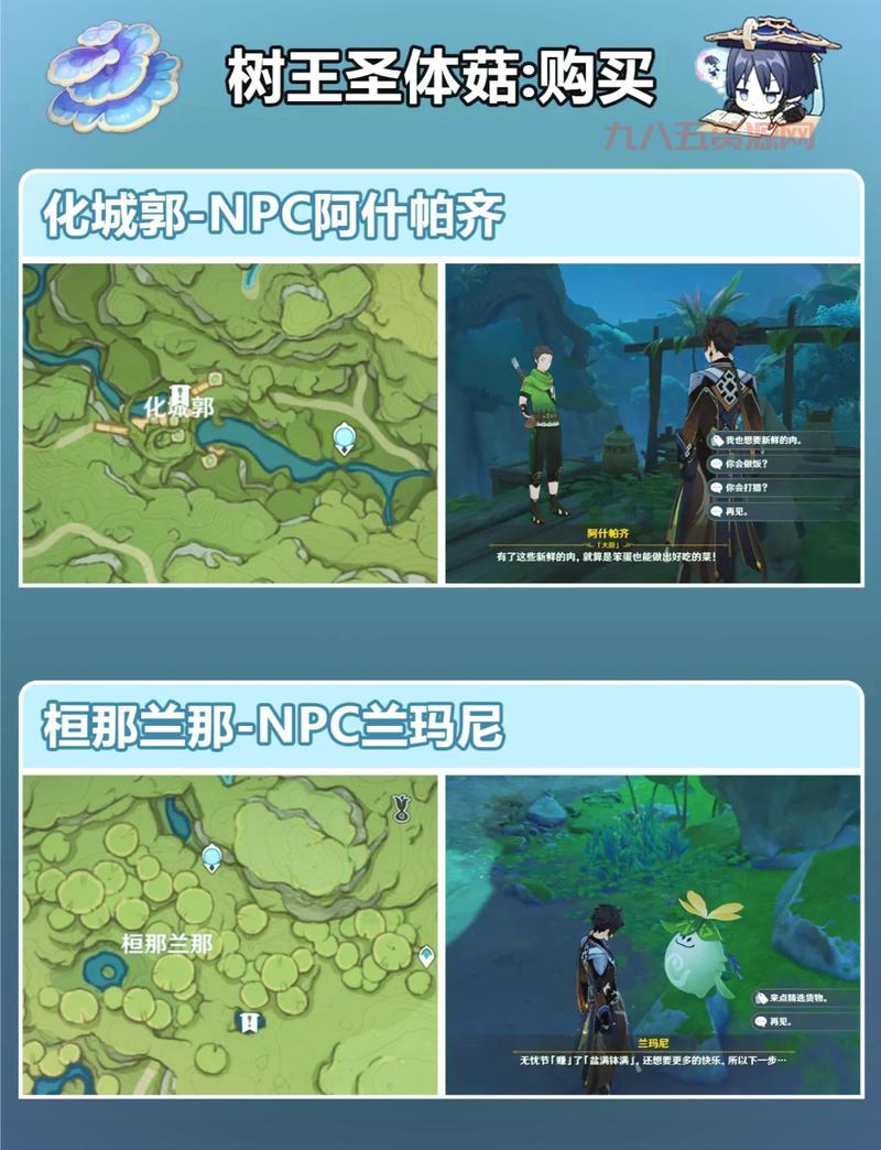 原神树王圣体菇重要性与最佳采集路线详解
