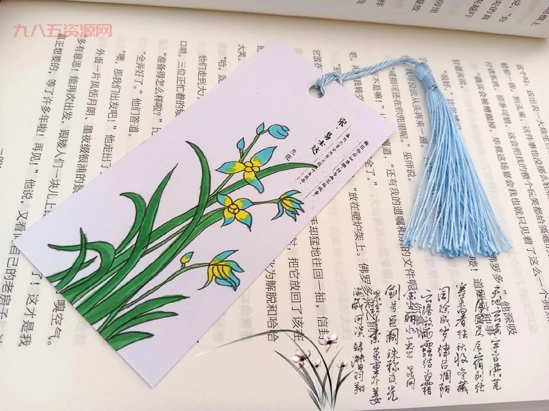 手工制作古风书签的简易教程，新手也能上手