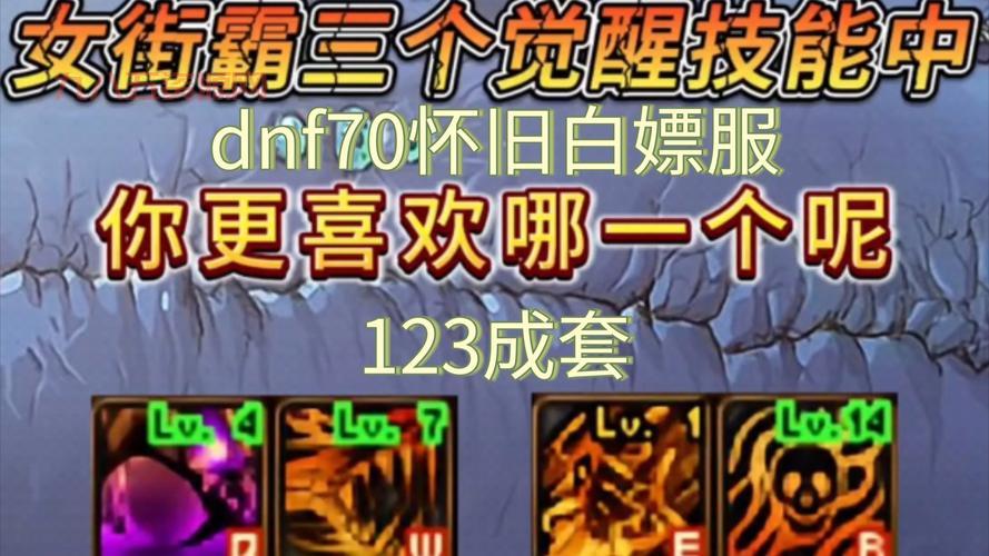 dnf女街霸技能介绍，新手必看技能连招教学