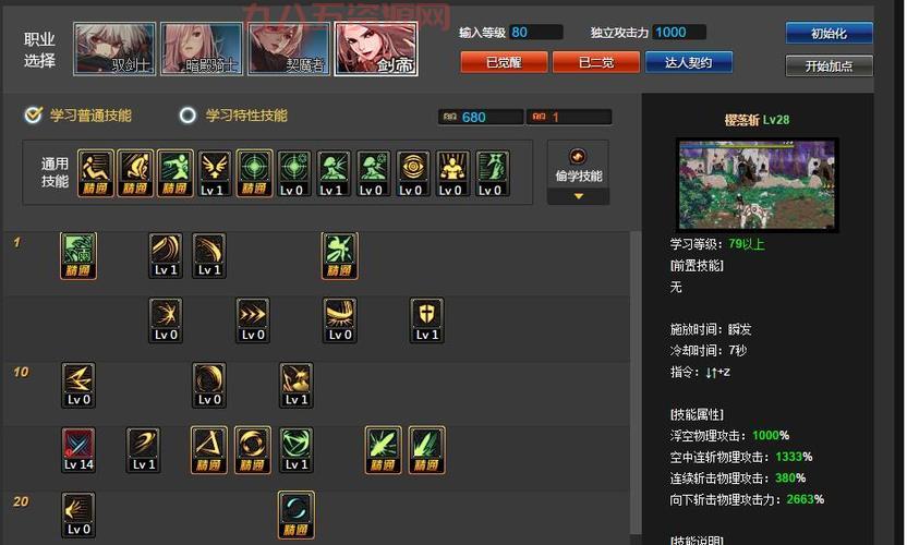 dnf剑宗2020技能加点方案，老玩家分享纯干货！