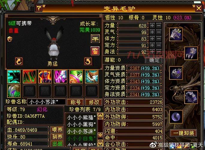 如何选择最适合的天龙八部宝宝装备？75级、85级到95级全解析
