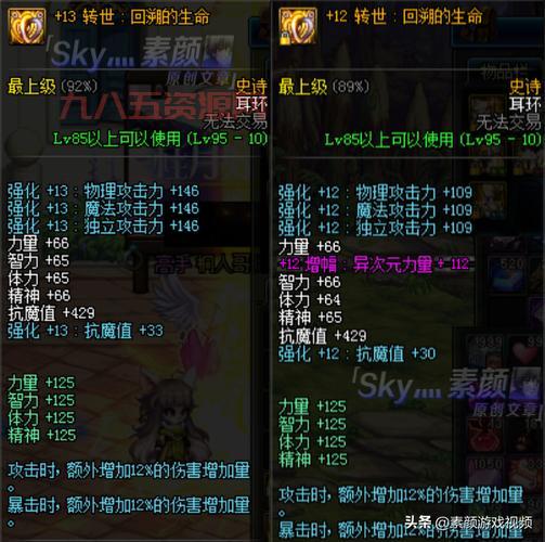 DNF防具强化攻略：如何提高强化成功率与属性增幅