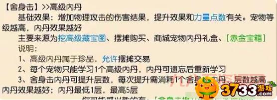 梦幻西游法宝宝内丹攻略，新手必看内丹选择！