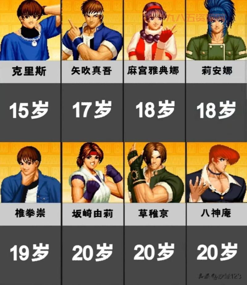 拳皇人物介绍带：草薙京、二阶堂红丸等角色详解