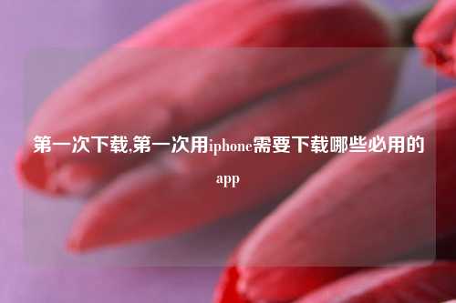 第一次下载,第一次用iphone需要下载哪些必用的app
