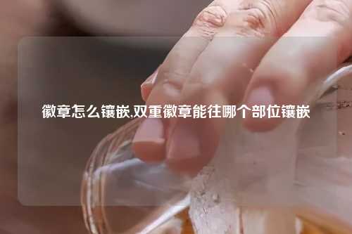 徽章怎么镶嵌,双重徽章能往哪个部位镶嵌