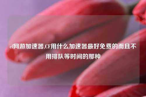 cf网游加速器,CF用什么加速器最好免费的而且不用排队等时间的那种