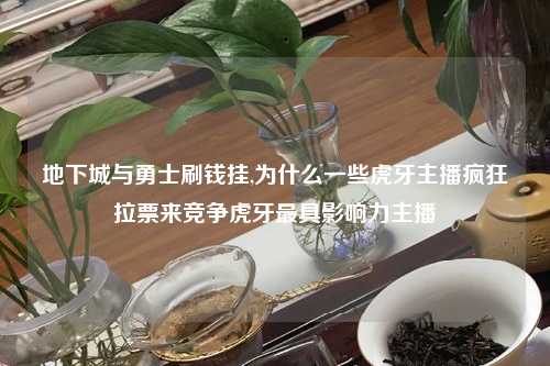 地下城与勇士刷钱挂,为什么一些虎牙主播疯狂拉票来竞争虎牙最具影响力主播