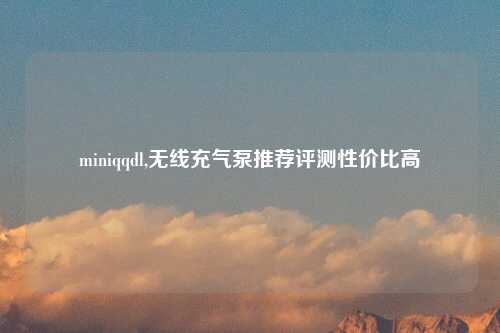 miniqqdl,无线充气泵推荐评测性价比高
