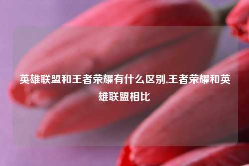 英雄联盟和王者荣耀有什么区别,王者荣耀和英雄联盟相比