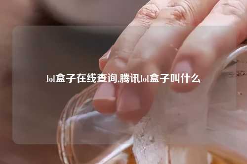 lol盒子在线查询,腾讯lol盒子叫什么