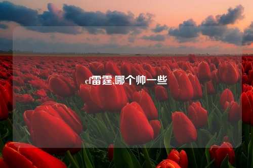 cf雷霆,哪个帅一些