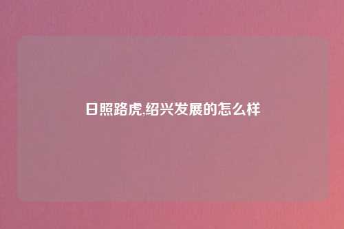 日照路虎,绍兴发展的怎么样