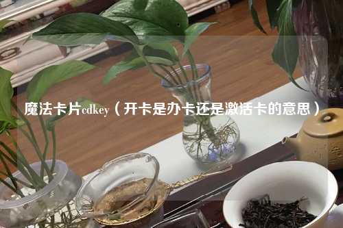 魔法卡片cdkey（开卡是办卡还是激活卡的意思）