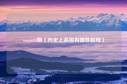 xman44期（历史上英国有哪些航母）