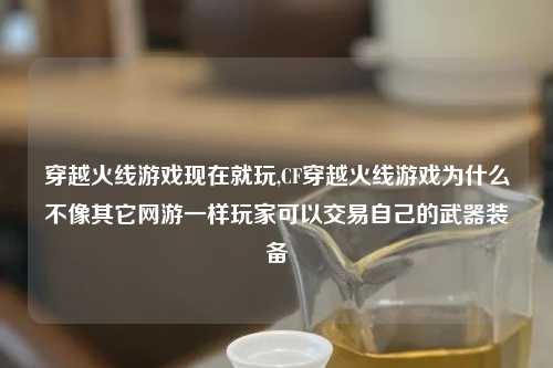 穿越火线游戏现在就玩,CF穿越火线游戏为什么不像其它网游一样玩家可以交易自己的武器装备