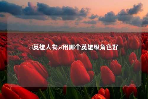 cf英雄人物,cf用哪个英雄级角色好