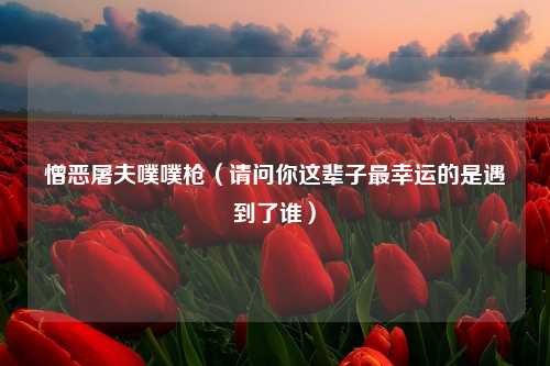 憎恶屠夫噗噗枪（请问你这辈子最幸运的是遇到了谁）