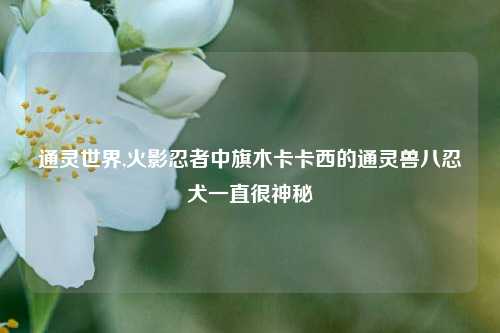 通灵世界,火影忍者中旗木卡卡西的通灵兽八忍犬一直很神秘