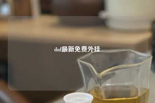 dnf最新免费外挂