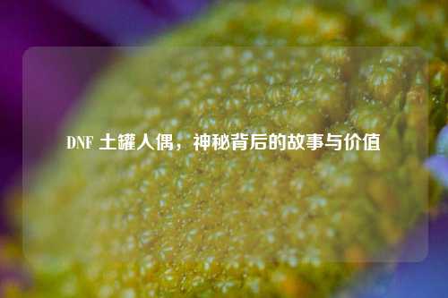 DNF 土罐人偶，神秘背后的故事与价值