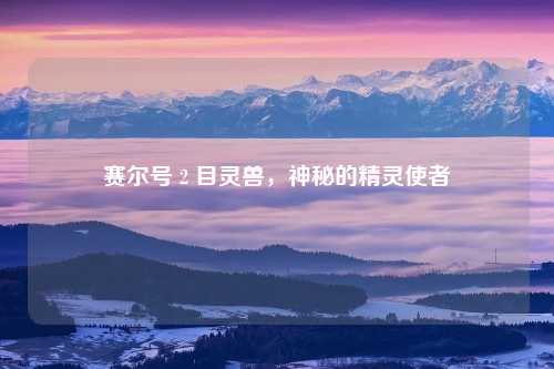赛尔号 2 目灵兽，神秘的精灵使者