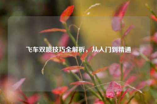 飞车双喷技巧全解析，从入门到精通