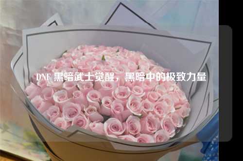 DNF 黑暗武士觉醒，黑暗中的极致力量